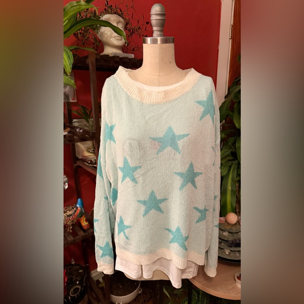 POL Mint Knit Top